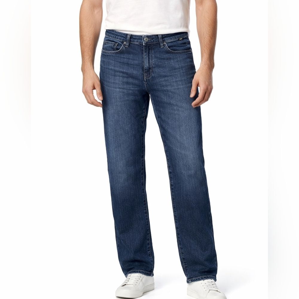 Mavi Men’s Matt Relaxed Straight Leg Jeans Dark Blue Size 33x30